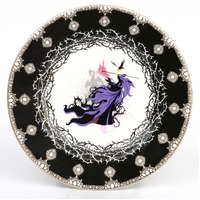 English Ladies Sleeping Beauty - Maleficent - 15cm Plate