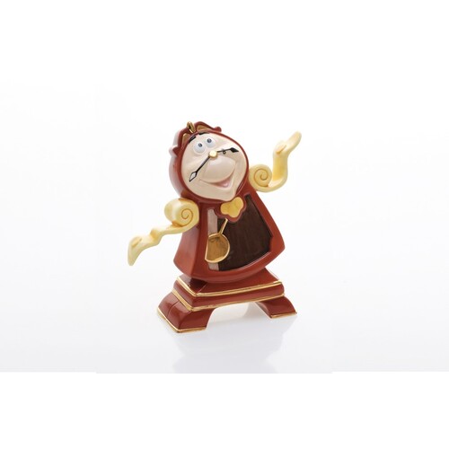 English Ladies Beauty and the Beast - Cogsworth Figurine