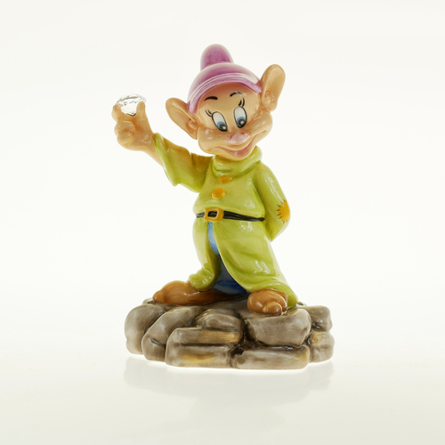 English Ladies Snow White and the Seven Dwarfs - Diamond Mine Dopey Figurine