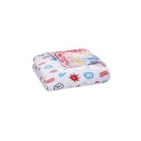 aden & anais essentials DC Muslin Dream Blanket - Wonder Woman Power Pop