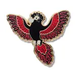 Erstwilder x Brooke Sutton - Kurri Kurri Marrpu (Red-Tailed Black Cockatoo) Enamel Pin