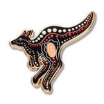 Erstwilder x Brooke Sutton - Matjumpa Ritjinguthinha (Kangaroo) Enamel Pin