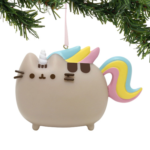 Pusheen Christmas Hanging Ornament - Pusheen as Magical Unicorn