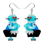 Erstwilder - The Jetsons - Rose the Robot Drop Earrings