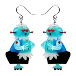 Erstwilder - The Jetsons - Rose the Robot Drop Earrings