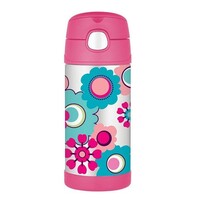 Thermos Funtainer Drink Bottle 355ml Flower