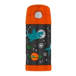 Thermos FUNtainer Vaccuum Insulated Drink Bottle Shark Space Party 355ml