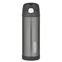 Thermos Funtainer Drink Bottle 470ml Charcoal