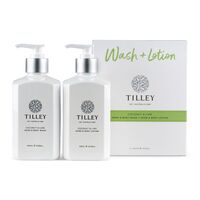 Tilley Body Wash & Body Lotion Gift Set - Coconut & Lime