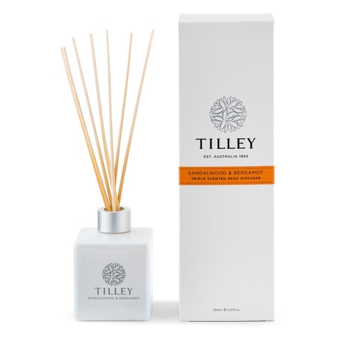 Tilley Reed Diffuser - Sandalwood & Bergamot 150ml