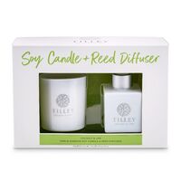 Tilley Body Candle & Reed Diffuser Gift Set - Coconut & Lime