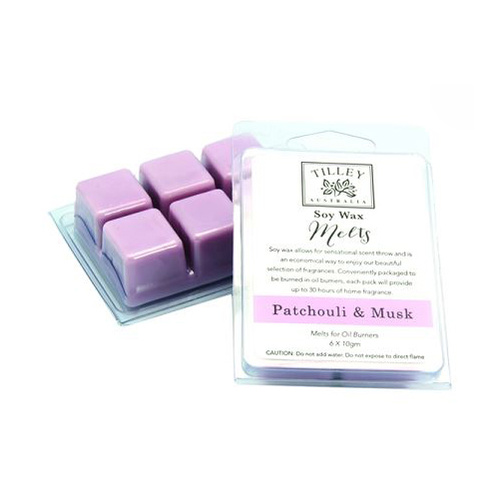 Tilley Square Soy Melts - Patchouli Musk