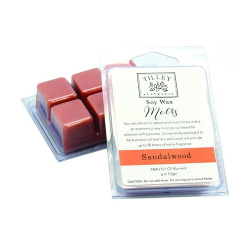 Tilley Square Soy Melts - Sandalwood & Bergamot