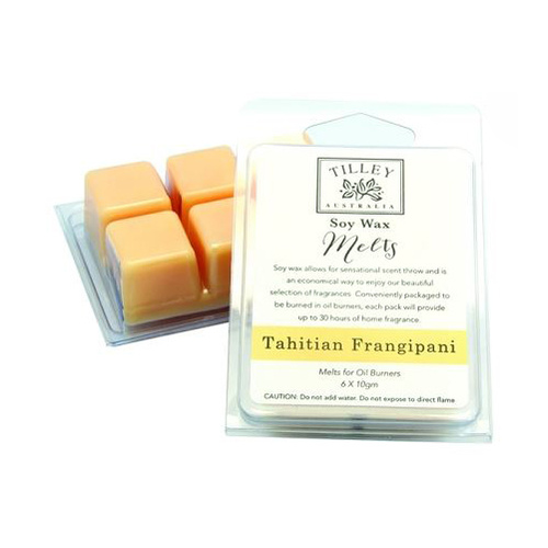 Tilley Square Soy Melts - Tahitian Frangipani