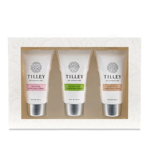 Tilley Hand & Nail Cream Trio Gift Set - Gourmet