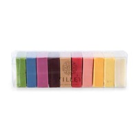 Tilley Fragranced Vegetable Soap Gift Pack 10 x 50g - Vivid Rainbow