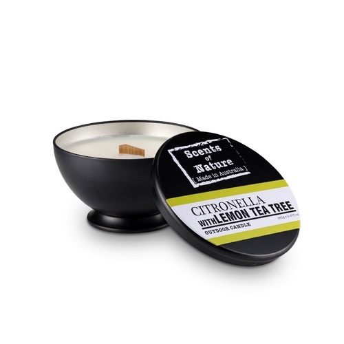 Scents of Nature by Tilley Outdoor Candle - Citronella with Lemon Tea Tree