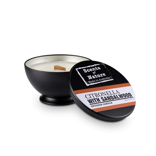 Scents of Nature by Tilley Outdoor Candle - Citronella with Sandalwood