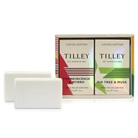 Tilley Limited Edition Soap Duo - Frankincense & Myrrh and Fir Tree & Musk
