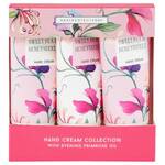 Heathcote & Ivory - Sweet Pea & Honeysuckle Hand Cream Trio