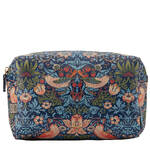 William Morris At Home - Strawberry Thief - Large Toiletry Bag Blue
