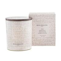 Royal Doulton Home Fragrance Elements Candle - Pink Grapefruit, Geranium, Amber & Woods
