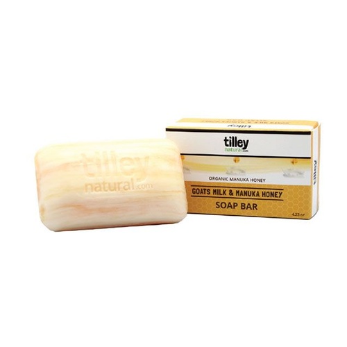 Tilley Natural Goats Milk & Manuka Honey Soap Bar 120g