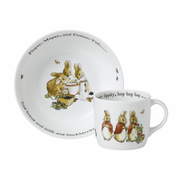 Beatrix Potter by Wedgewood - Flopsy, Mopsy And Cotton-tail 2pc Set