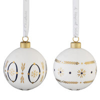 Wedgwood Reaissance Gold Set of 2 Baubles