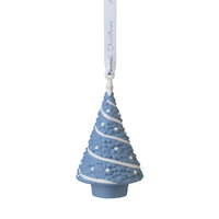 Wedgwood Christmas Tree Blue Hanging Ornament