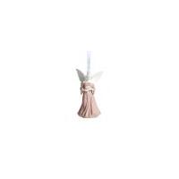 Wedgwood Christmas Angel Hanging Ornament - Pink