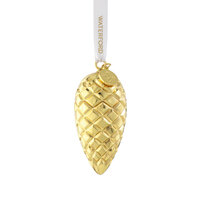 Waterford Golden 2021 Pinecone Hanging Ornament