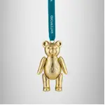 Waterford Golden Teddy Hanging Ornament