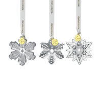 Waterford Crystal 2021 Mini Snowflake Set of 3 Hanging Ornaments
