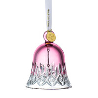 Waterford Crystal 2021 Lismore Bell Cranberry Hanging Ornament