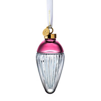 Waterford Crystal 2021 Faith Drop Cranberry Hanging Ornament