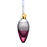 Waterford Crystal 2021 Love Drop Cranberry Hanging Ornament