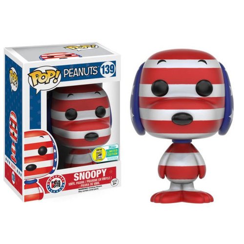 Pop! Vinyl - Peanuts - Snoopy Rock the Vote SDCC 2016 US Exclusive