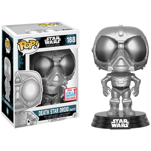 Pop! Vinyl - Star Wars: Rogue One - Death Star Droid Chrome NYCC 2017 US Exclusive