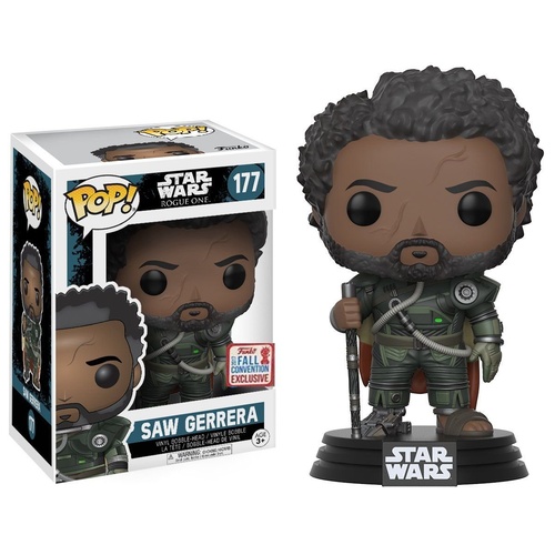 Pop! Vinyl - Star Wars: Rogue One - Saw Gerrera with Hair NYCC 2017 US Exclusive