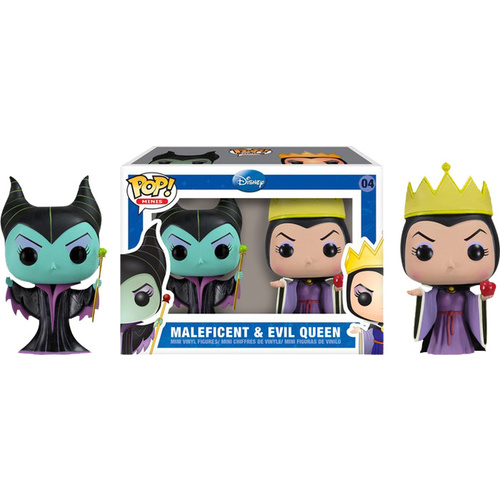 Pop! Vinyl - Maleficent & Evil Queen Mini 2 Pack