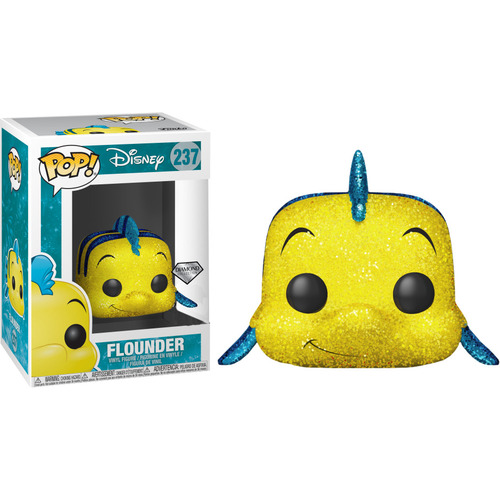 Pop! Vinyl - Disney The Little Mermaid - Flounder Diamond Glitter Specialty Series Exclusive