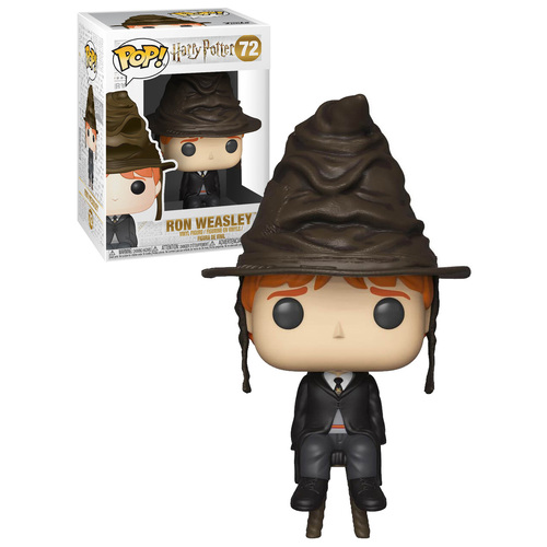 Pop! Vinyl - Harry Potter - Ron Weasley with Sorting Hat US Exclusive - Vaulted