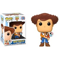 Pop! Vinyl - Disney/Pixar Toy Story 4 - Sheriff Woody with Forky US Exclusive 