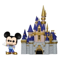 Pop! Vinyl - Walt Disney World 50th Anniversary - Cinderella Castle and Mickey Mouse