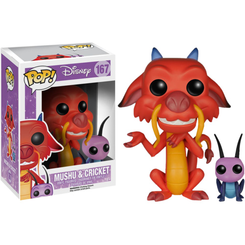 Pop! Vinyl - Mulan - Mushu & Cricket