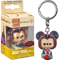 Pop! Vinyl Keychain - Walt Disney World 50th Anniversary - Mickey Mouse at the Space Mountain Attraction Diamond Glitter US Exclusive