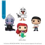Pop! Vinyl 4 Pack - Little Mermaid (1989) - Ariel, Prince Eric, Scuttle & Ursula