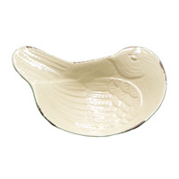 Decorative Bird Bowl - Cream