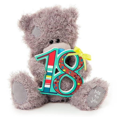 Tatty Teddy Me to You Bear - 18th Birthday